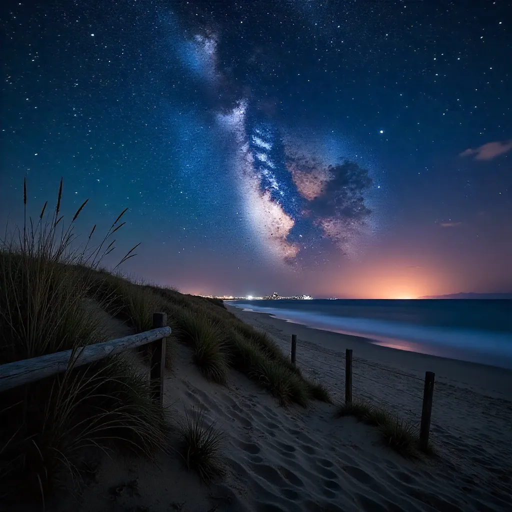 Shooting Star over Uruguay Nightscape