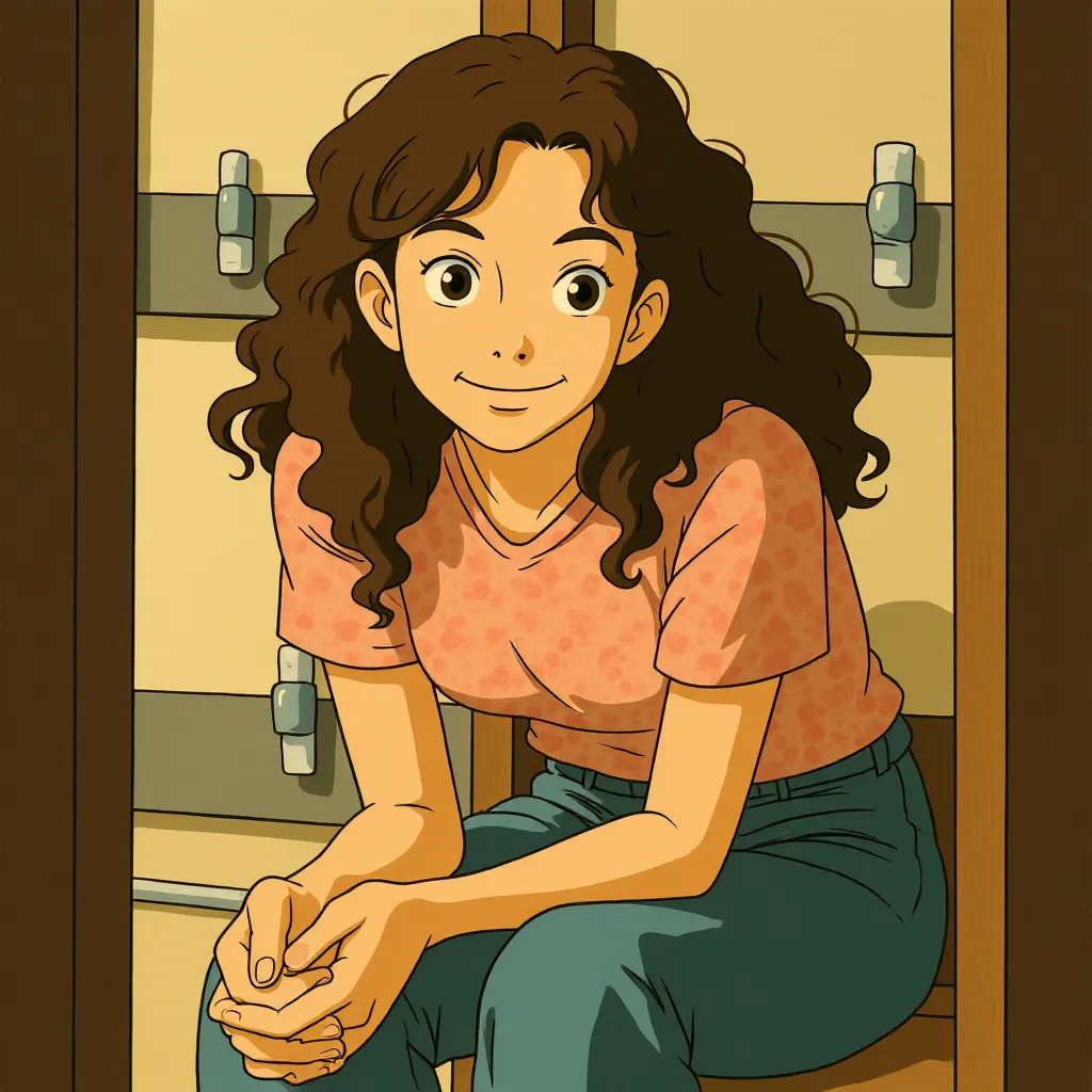 Thandiwe Newton in The Pursuit of Happyness (2006) - Anime style