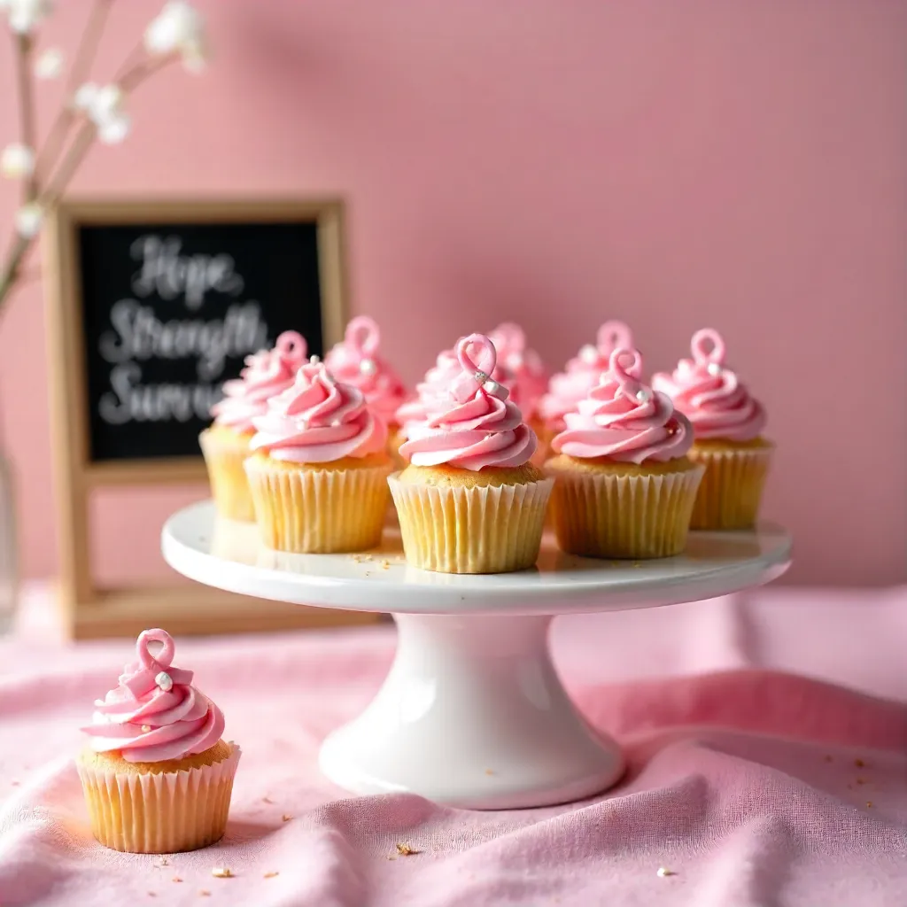Pink Ribbon Cupcakes: A Tribute to Breast Cancer Awareness