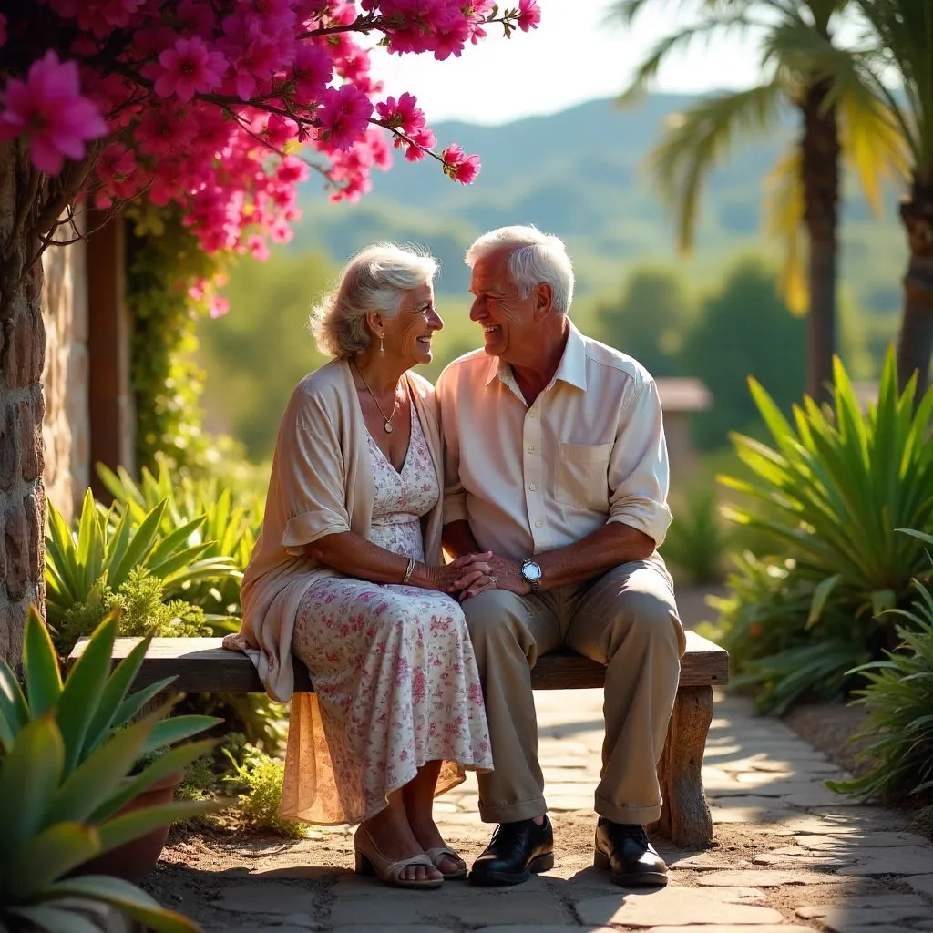 Serene Rosamorada Senior Couple Portrait