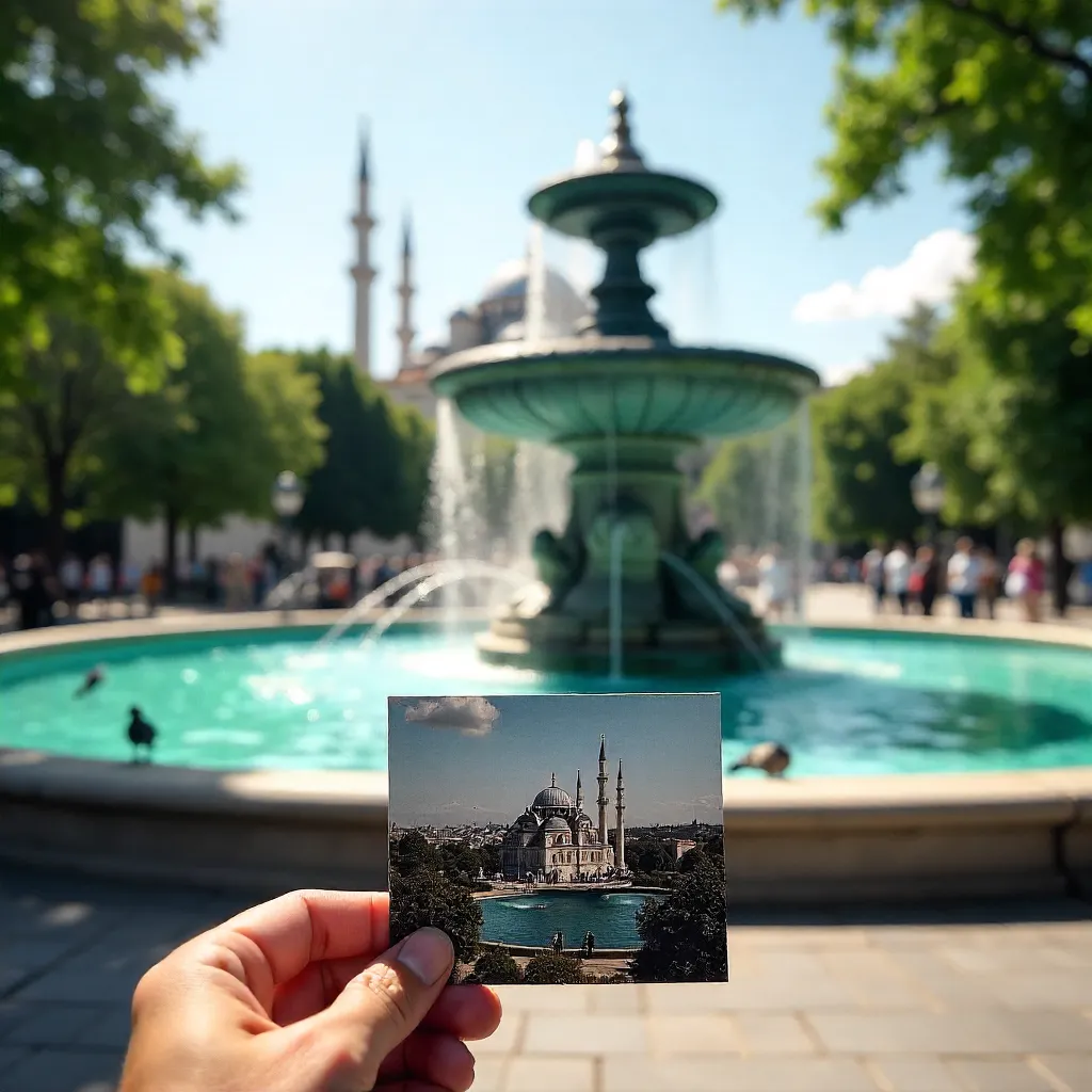 Sunlit Istanbul: Postcard by the German Fountain