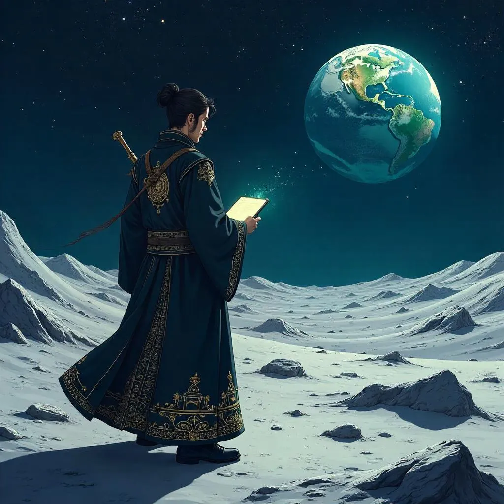 Moonlit Scholar on the Moon: Anime Odyssey