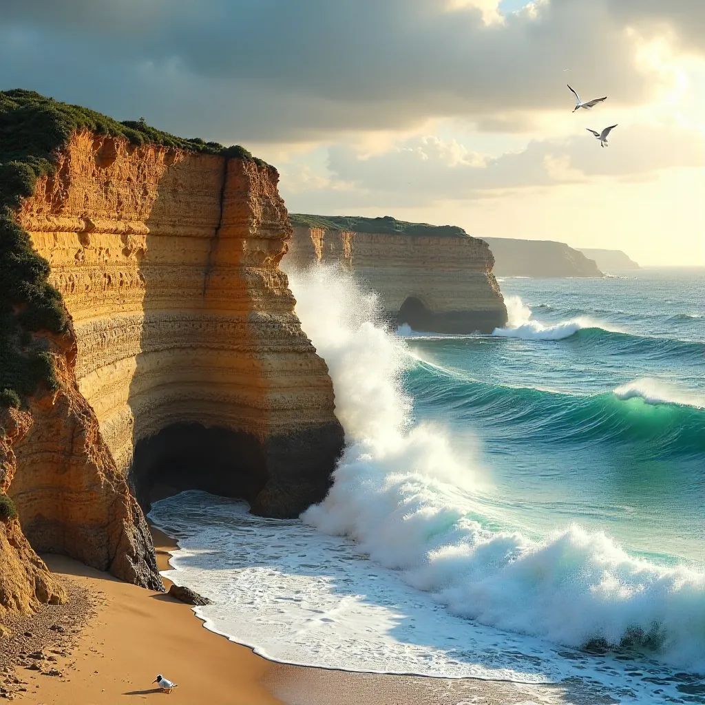 Carved by Time: Erosion in Coastal Cliffs