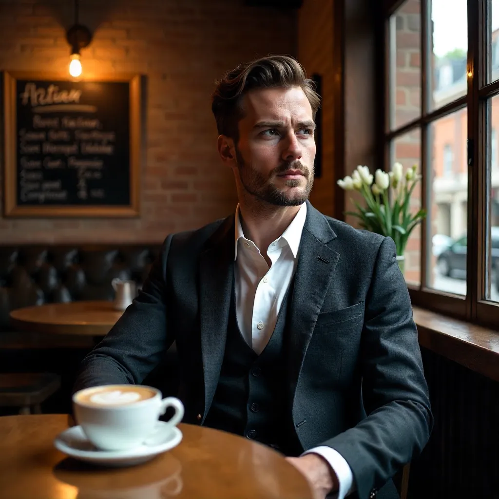 Latte Art and Style in a Slovak Café