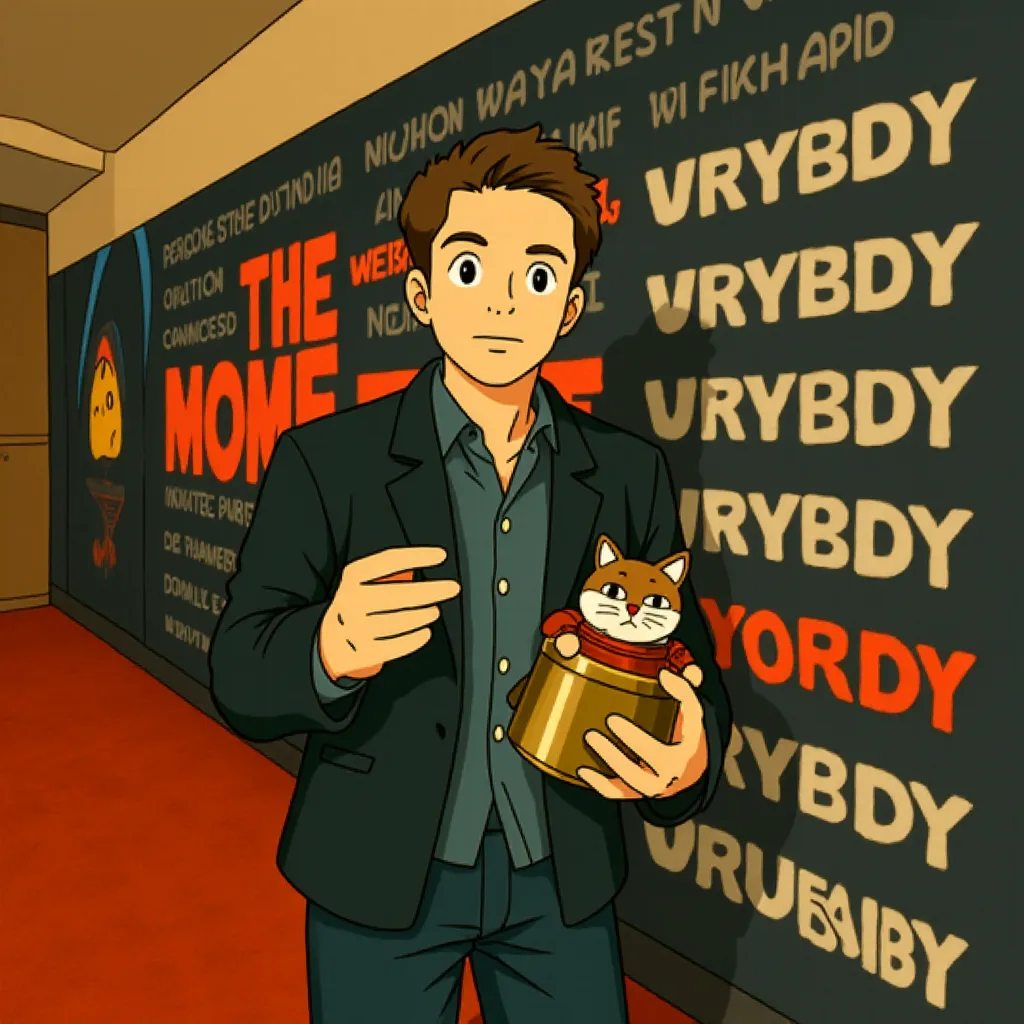 Theo James at an event for The Monkey (2025) - Ghibli style