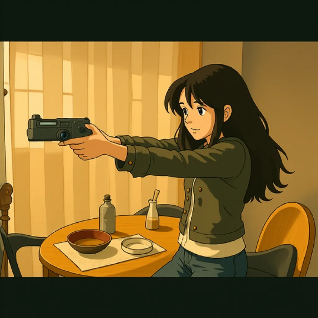 Kate Beckinsale in Total Recall (2012) - Anime style