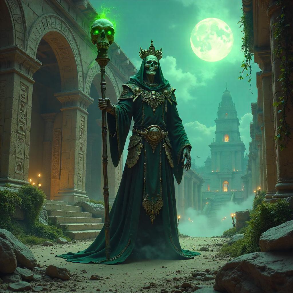 Lich of the Lost City: 3D Render