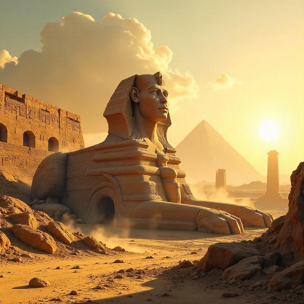 Sphinx in Ruins: Concept Art