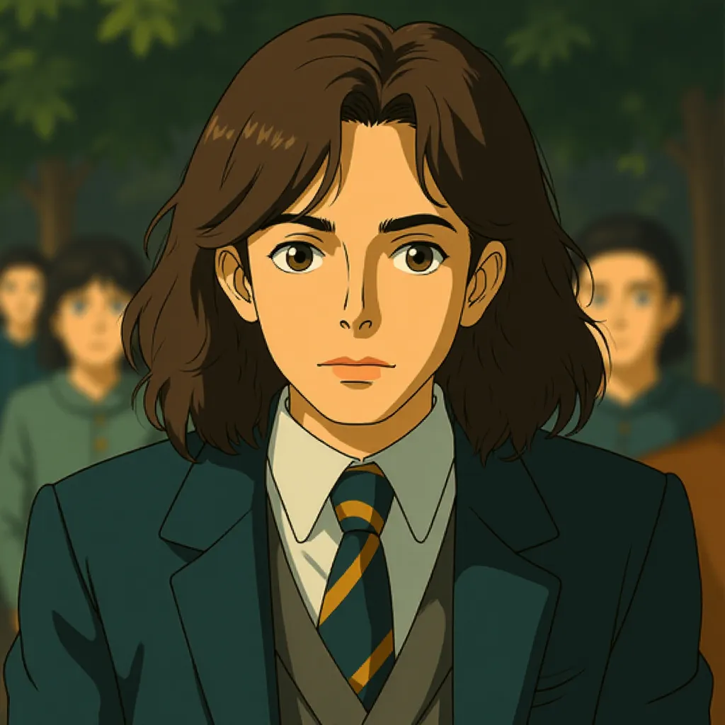 Bill Nighy in Harry Potter and the Deathly Hallows: Part 1 (2010) - Anime style