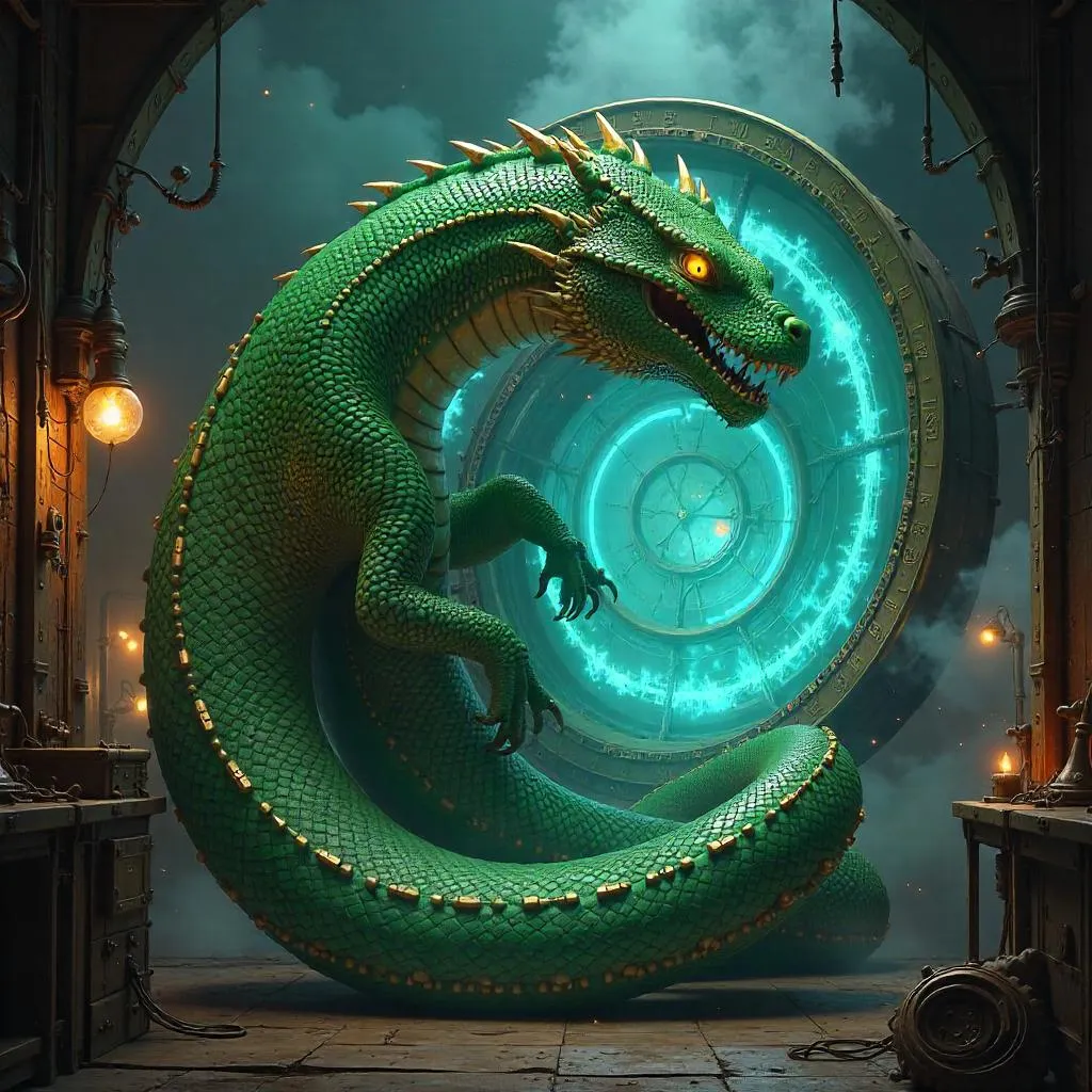 Basilisk in a Time Machine — Concept Art