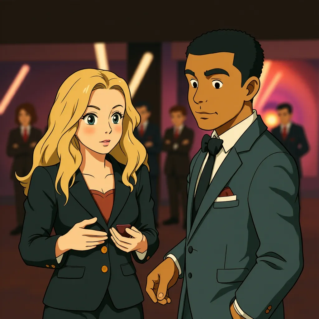 Cameron Diaz and Jamie Foxx in Back in Action (2025) - Ghibli style