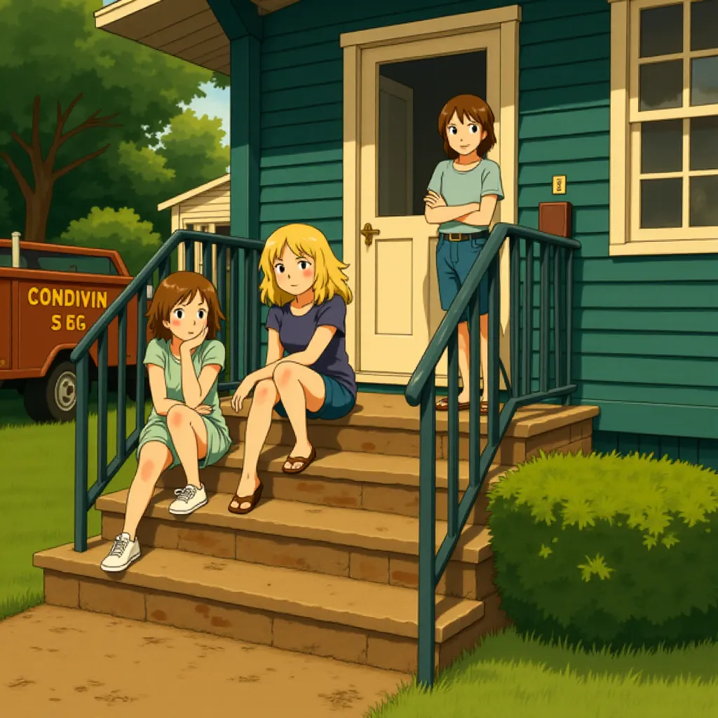 Bianca Hunter, Jenna Lamia, Dendrie Taylor, and Melissa McMeekin in The Fighter (2010) - Anime style
