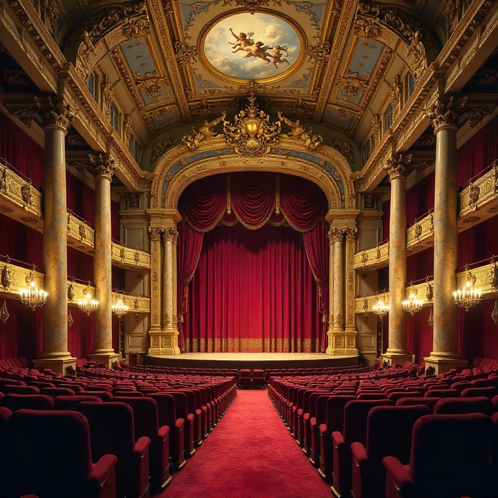 Baroque Splendor: Bayreuth Opera House Interior