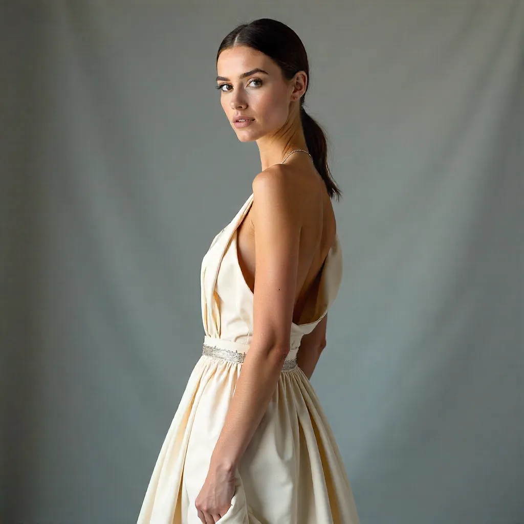 Striking Soft-Lit Couture Fashion Portrait