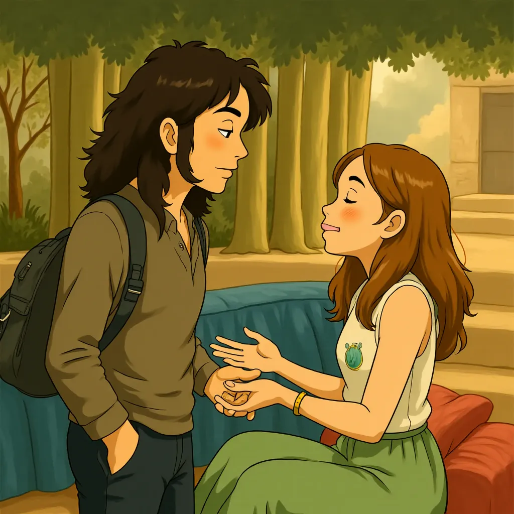 Rose Byrne and Russell Brand in Get Him to the Greek (2010) - Anime style