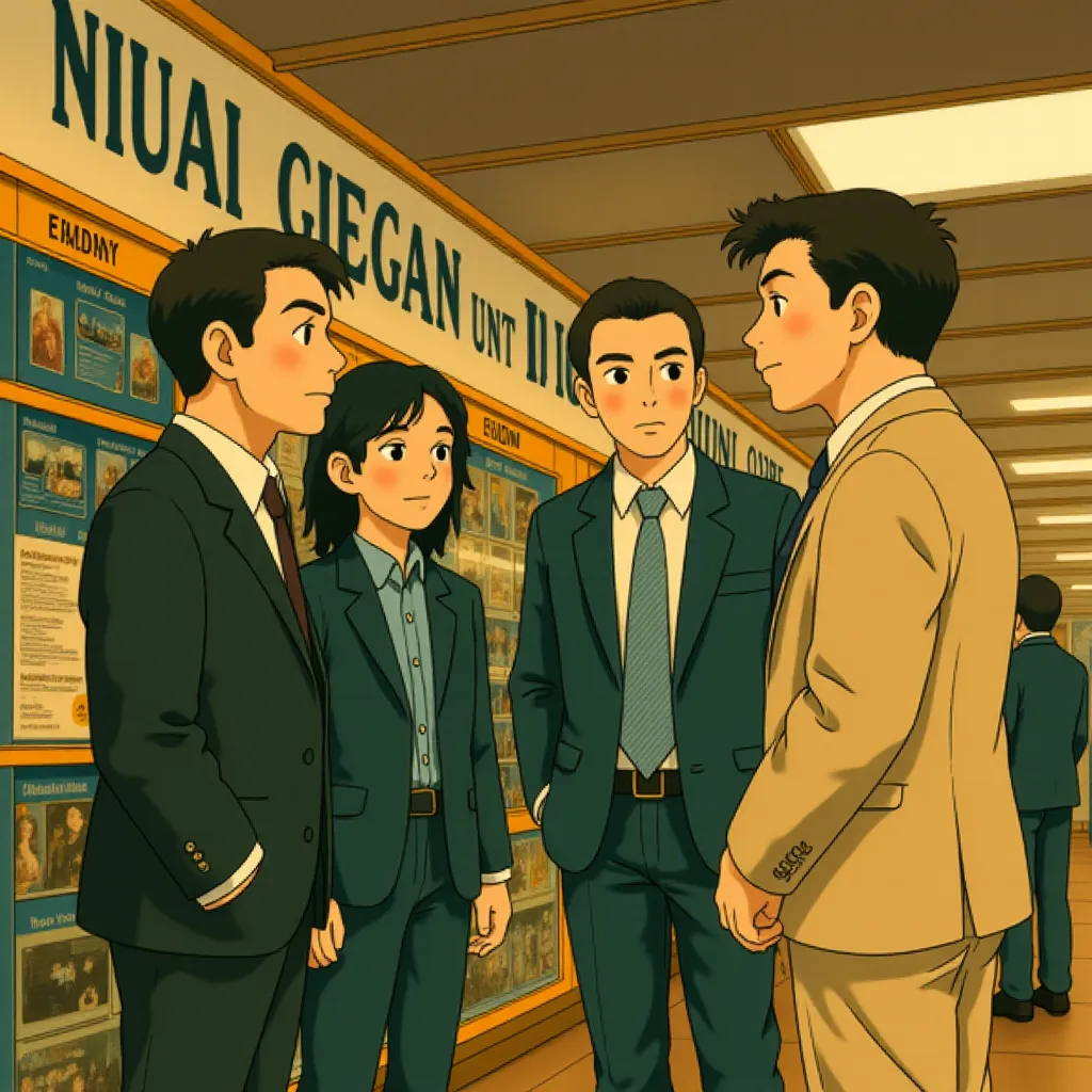 Jason Biggs, Chris Klein, Thomas Ian Nicholas, and Eddie Kaye Thomas in American Reunion (2012) - Anime style
