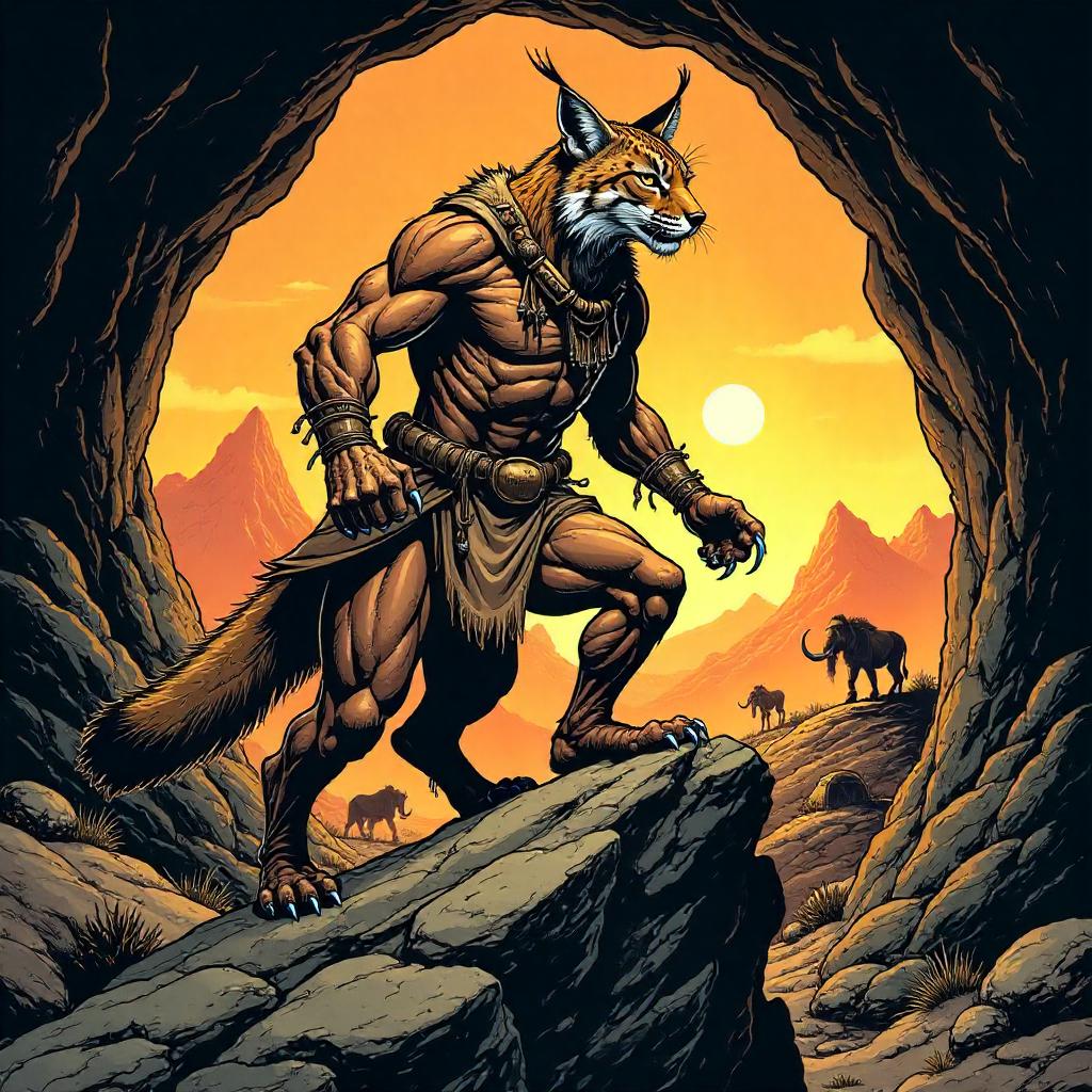 Lynx of the Stone Age: Comic Hero