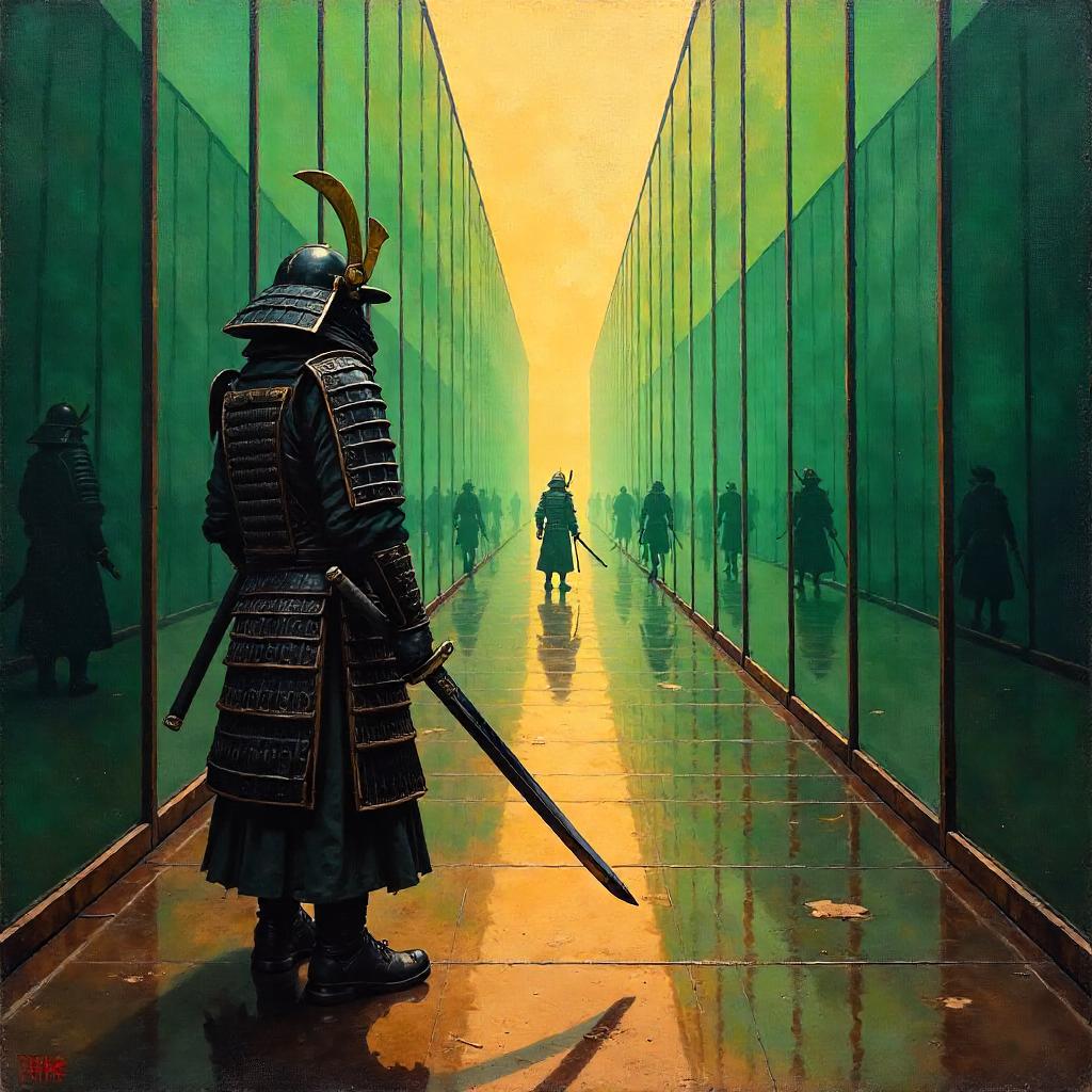 Echoes of Steel: Samurai in a Mirror Maze