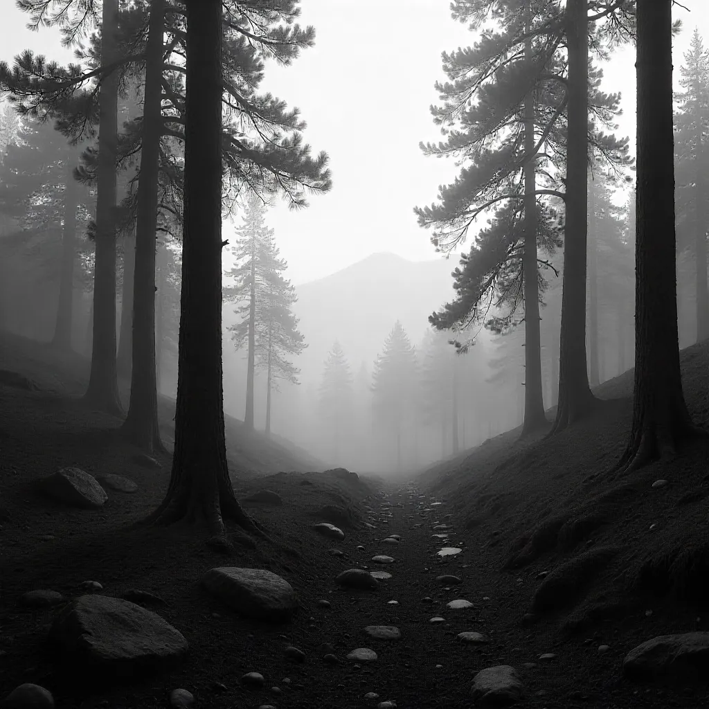 Mist-Shrouded Forest of Amecameca, State of Mexico