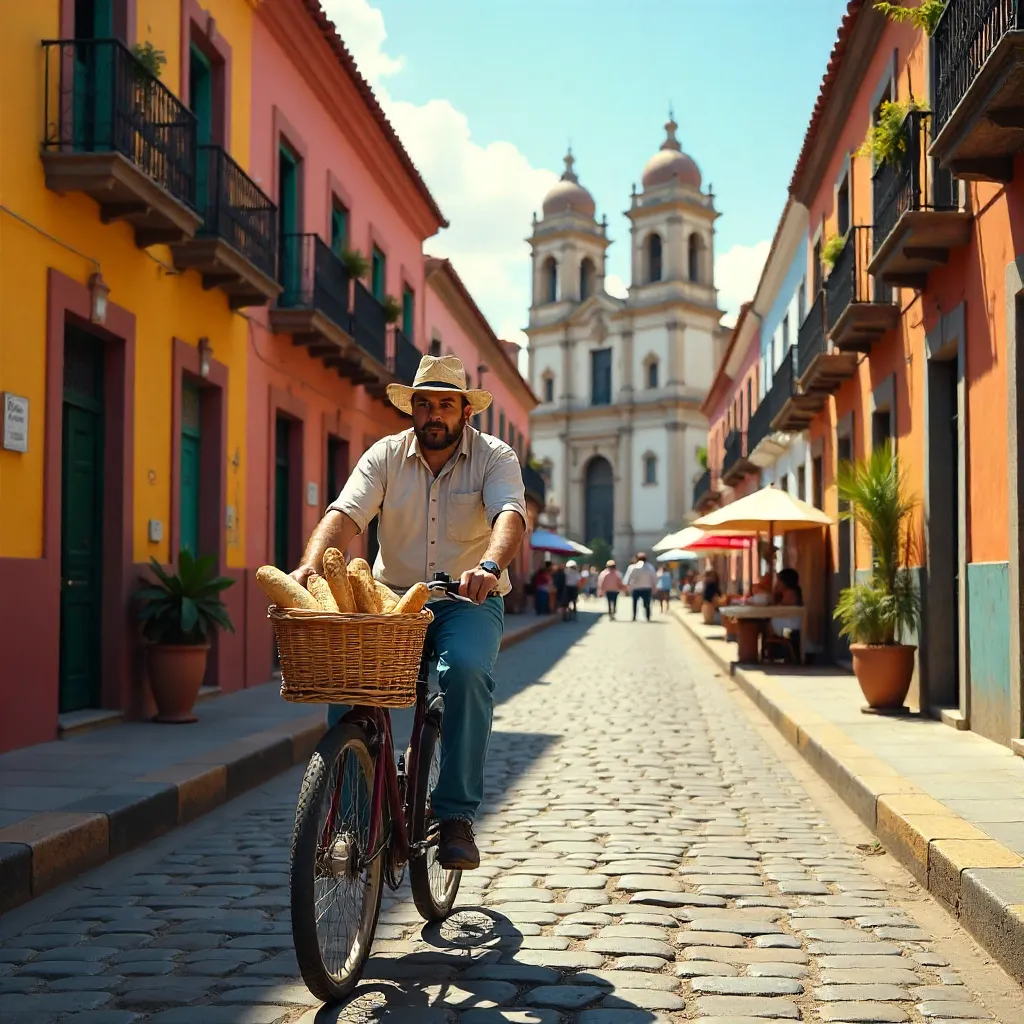 Bread Basket Ride Through Puebla's Colorful Streets