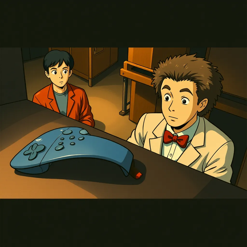 Christopher Walken and Adam Sandler in Click (2006) - Anime style