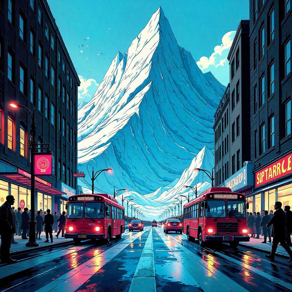 Glacier In The City: A Comic Street Clash