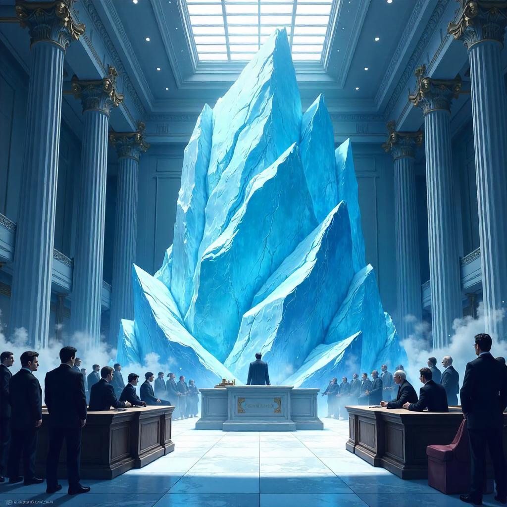 Ice Court: An Anime Glacier in Courtroom