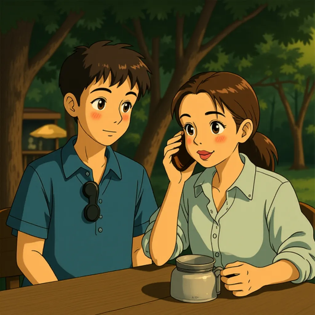 Justin Bartha and Jamie Chung in The Hangover Part II (2011) - Anime style