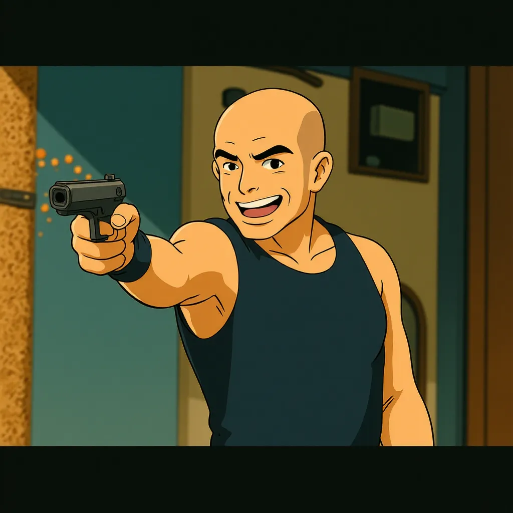Boris Kodjoe in Resident Evil: Afterlife (2010) - Anime style
