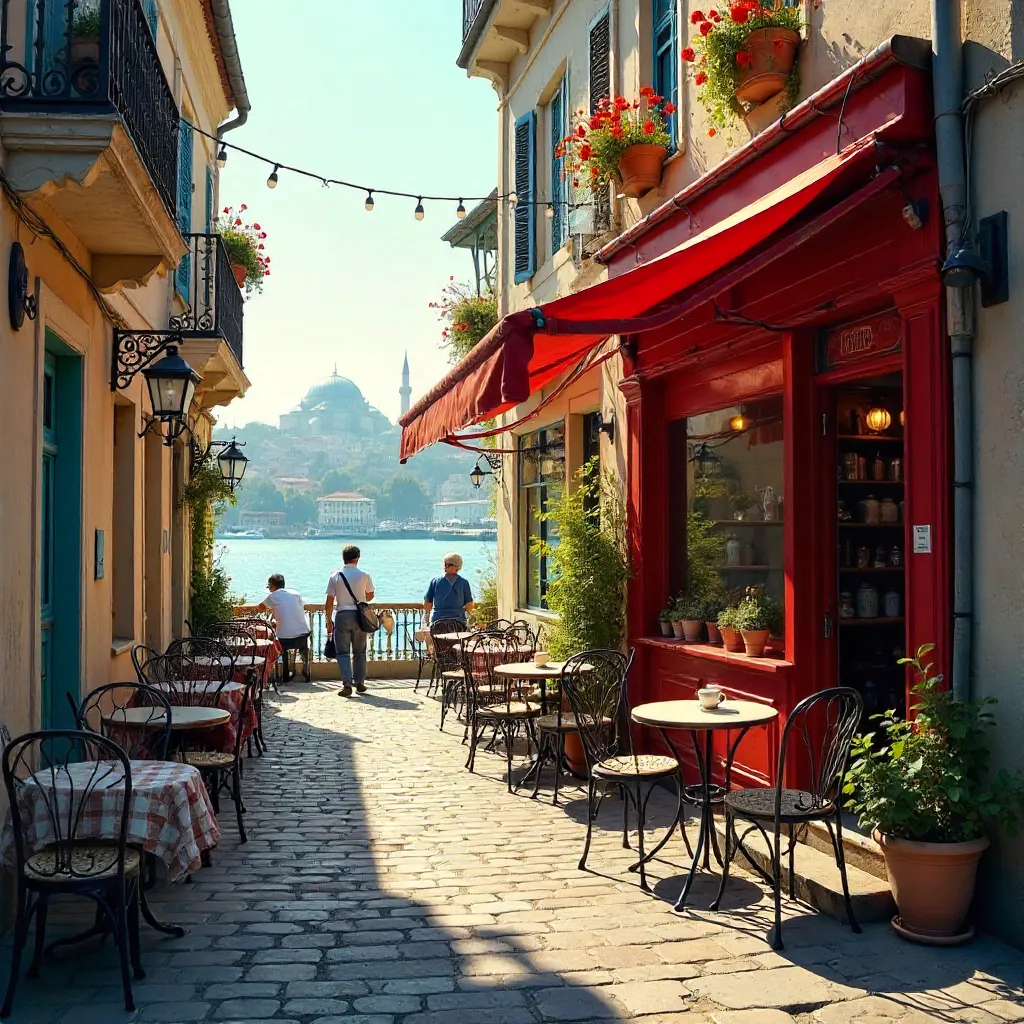 Kuzguncuk Red Street Café, Istanbul