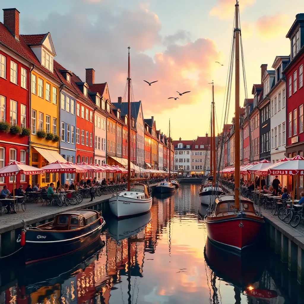 Nyhavn Canal: Colorful Houses and Boats