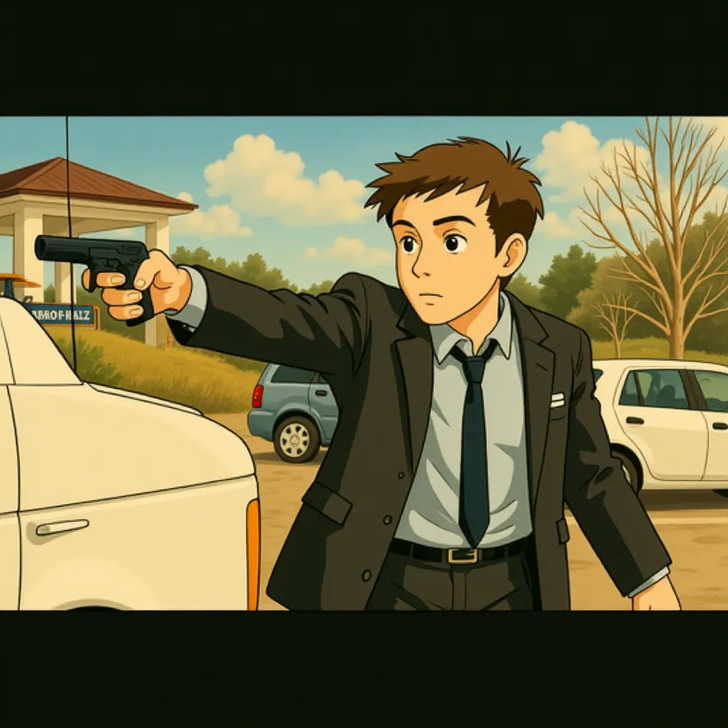 Jake Gyllenhaal in Source Code (2011) - Anime style