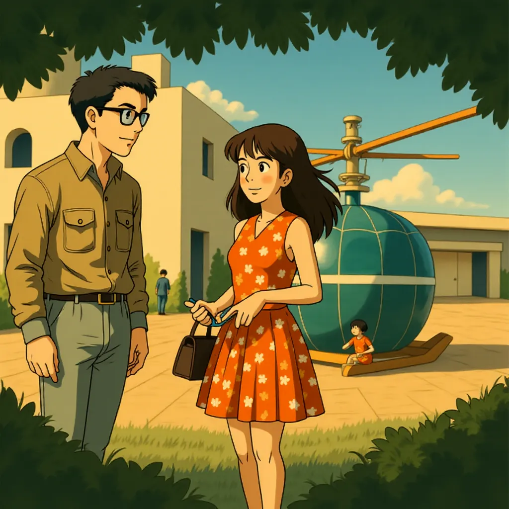 Luca Calvani and Alicia Vikander in The Man from U.N.C.L.E. (2015) - Anime style