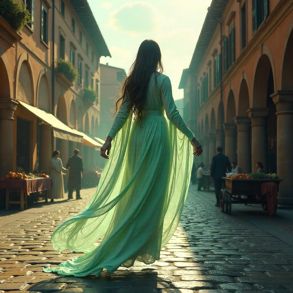 Spectral Banshee in Renaissance Italy — 3D Render