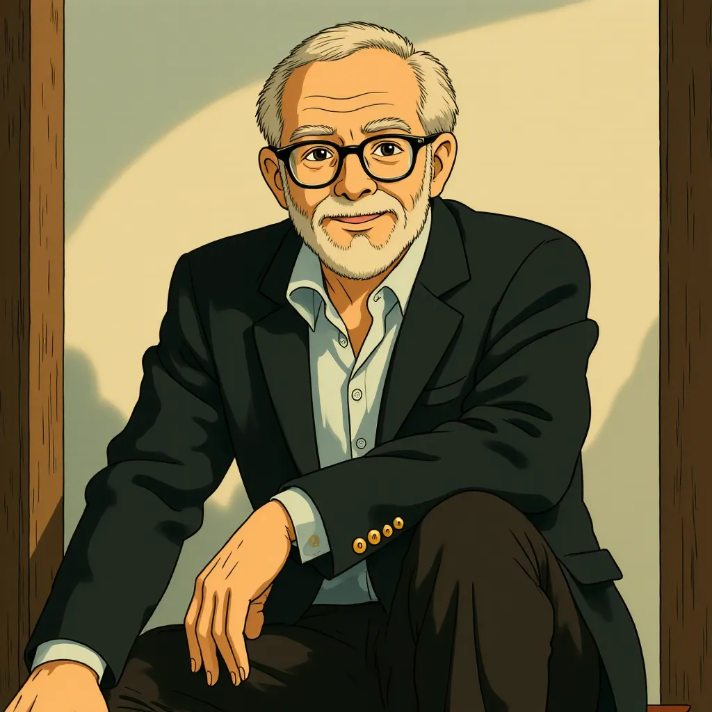 John Calley in The Da Vinci Code (2006) - Anime style