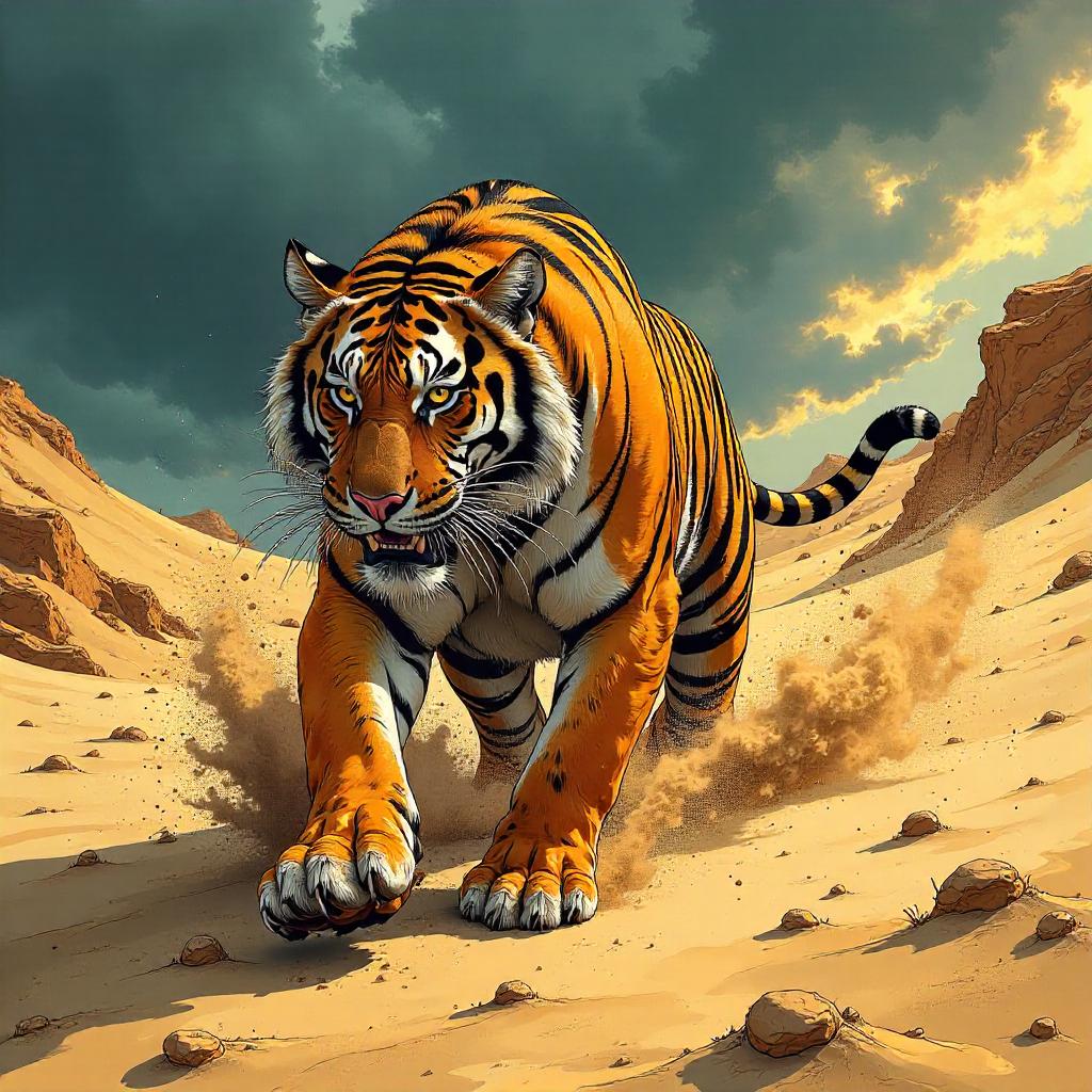 Tiger in a Sandstorm: Comic Book Showdown