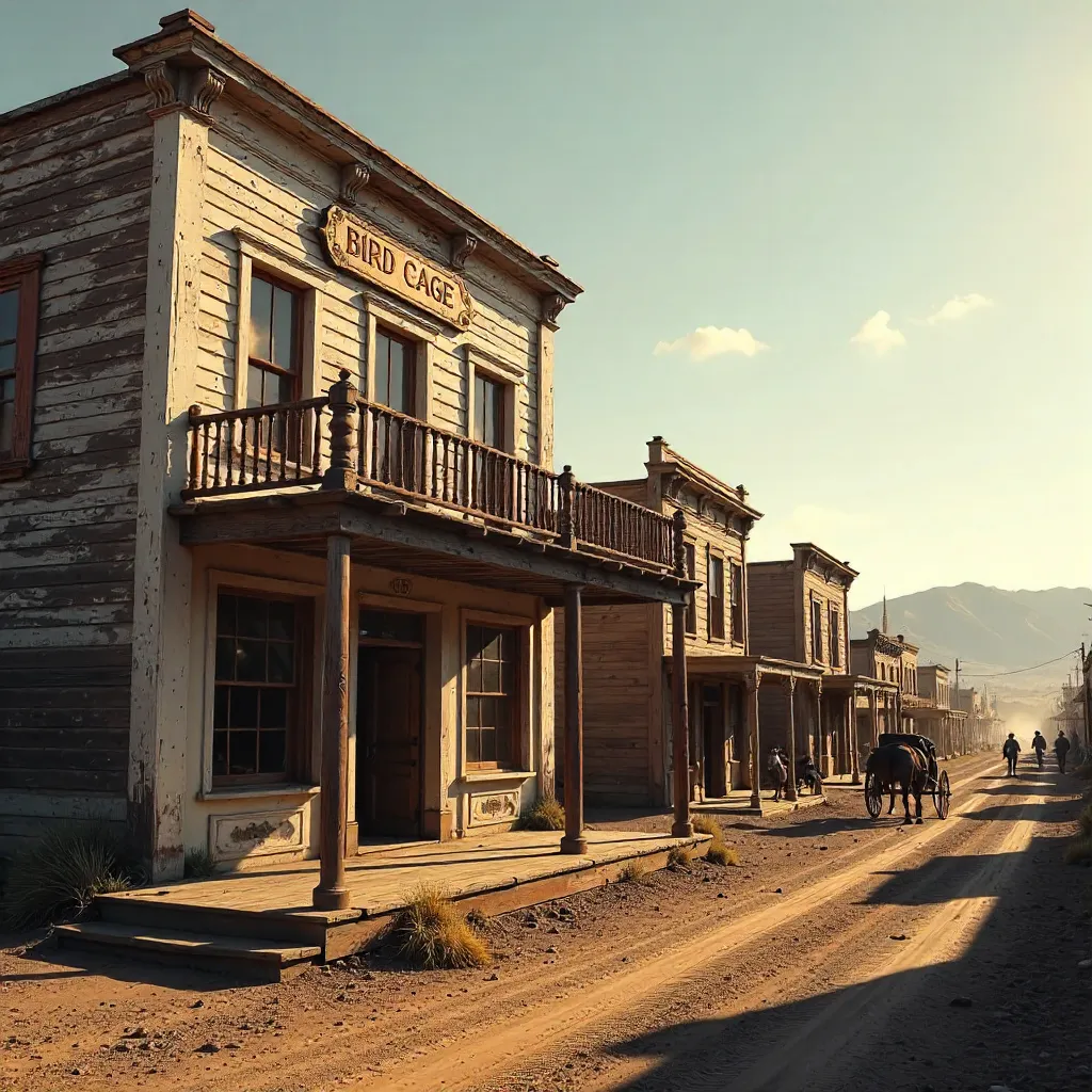 Bird Cage Theatre Exterior in Tombstone: Wild West Charm