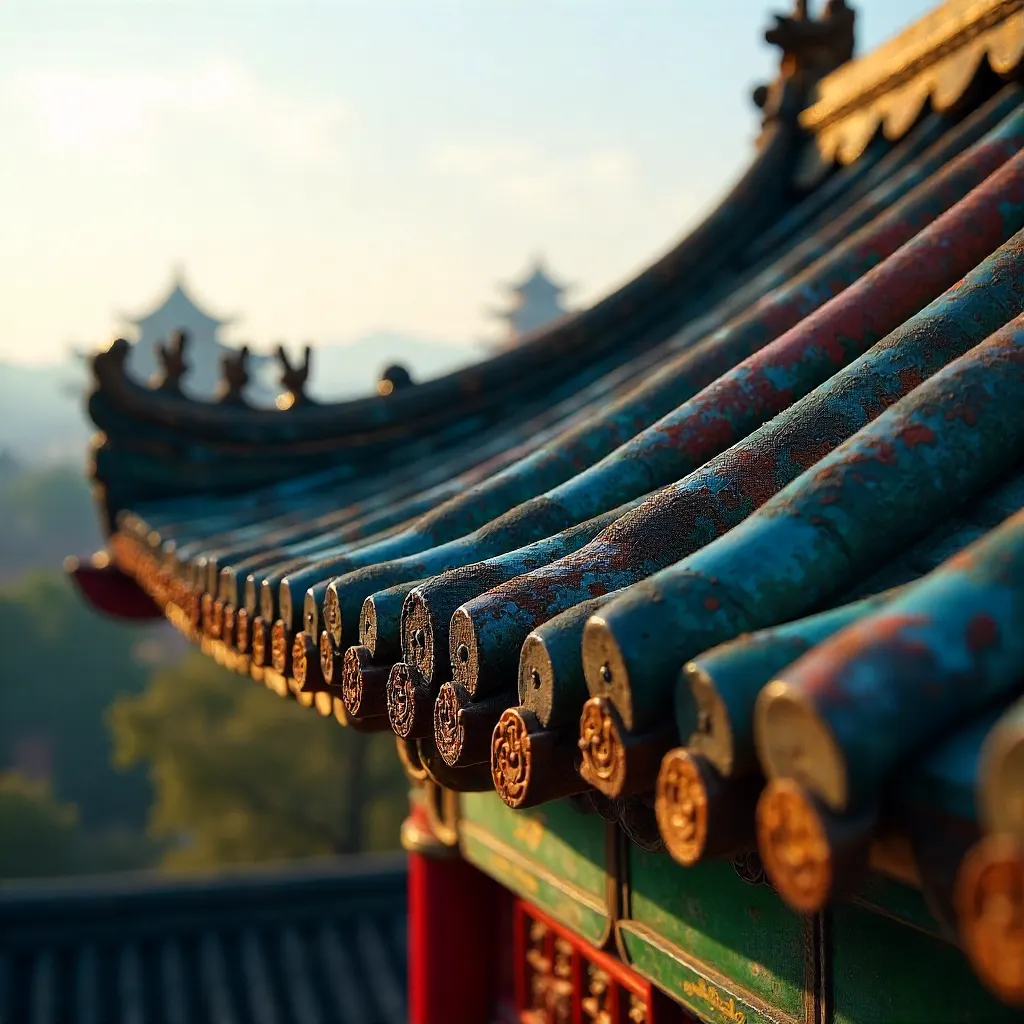 Intricate Chinese Temple Roofs: Ancient Architectural Artistry