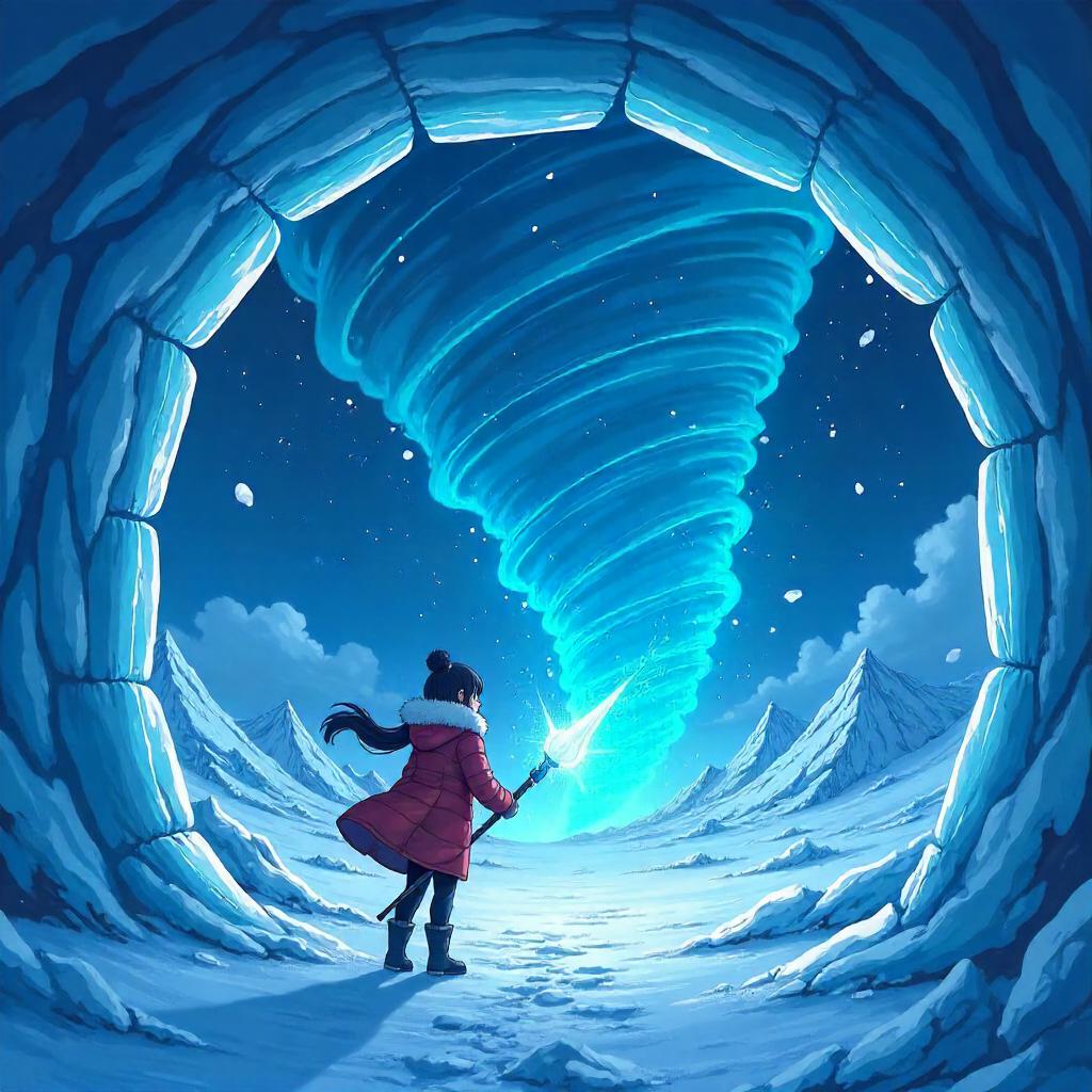 Tornado Inside an Igloo: Anime Arctic Storm