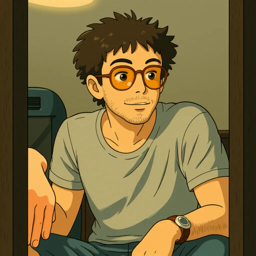 Todd Phillips in Due Date (2010) - Anime style