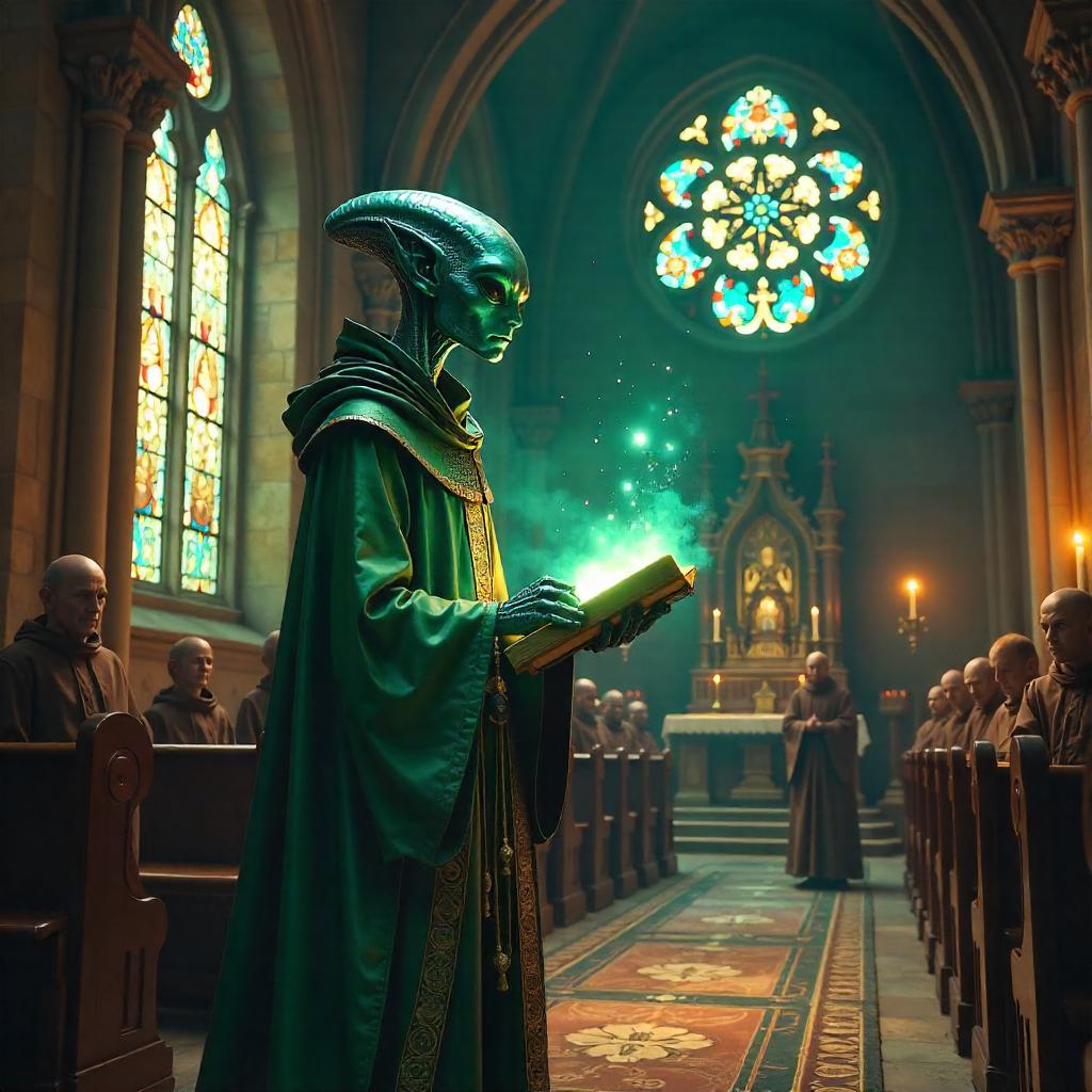 Alien in the Monastery: Digital Reverie