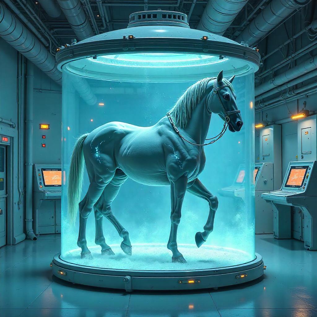 Cryogenic Centaur Concept Art in a Chamber