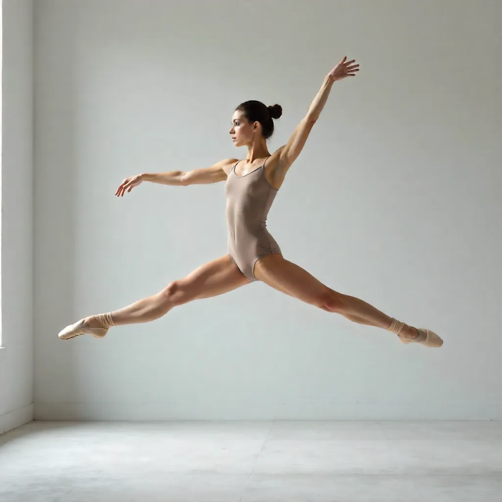 Split Leap of Grace: Ballet in Minimal Light