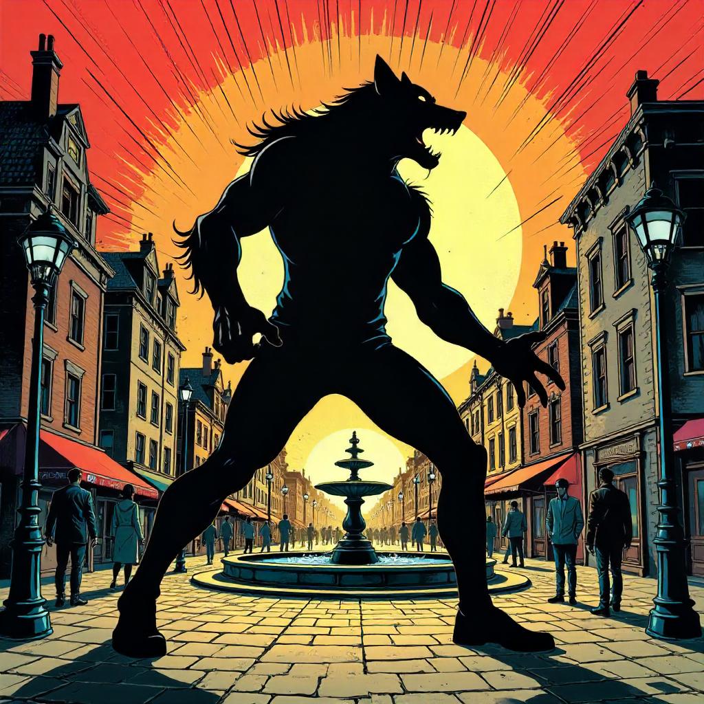 Shapeshifter in the Comic Town Square