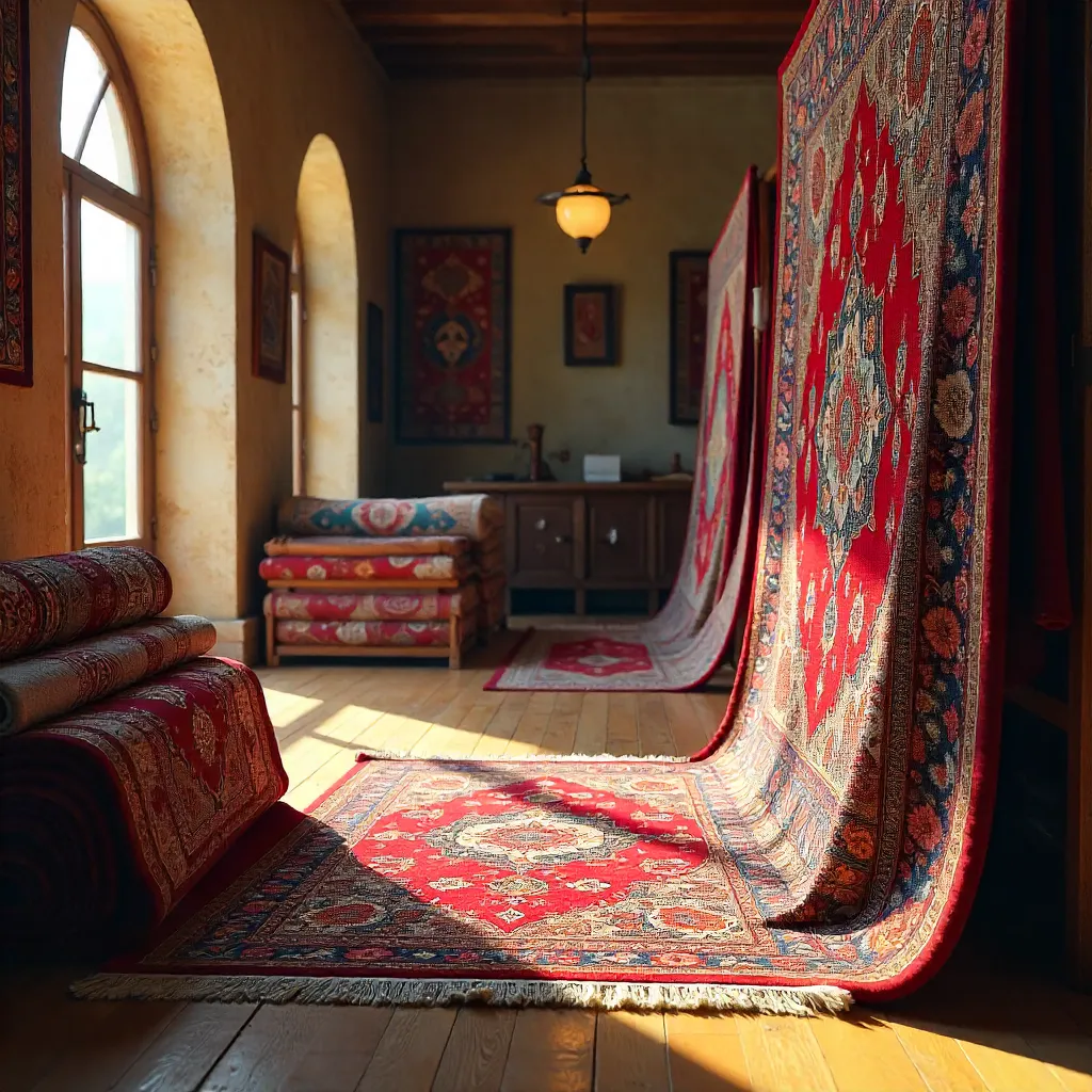 Vibrant Persian Rug Collection: Intricate Designs
