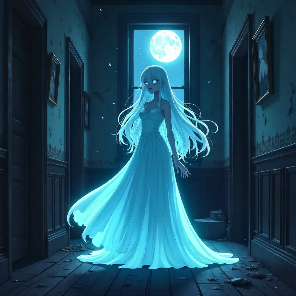 Anime Banshee in a Haunted House