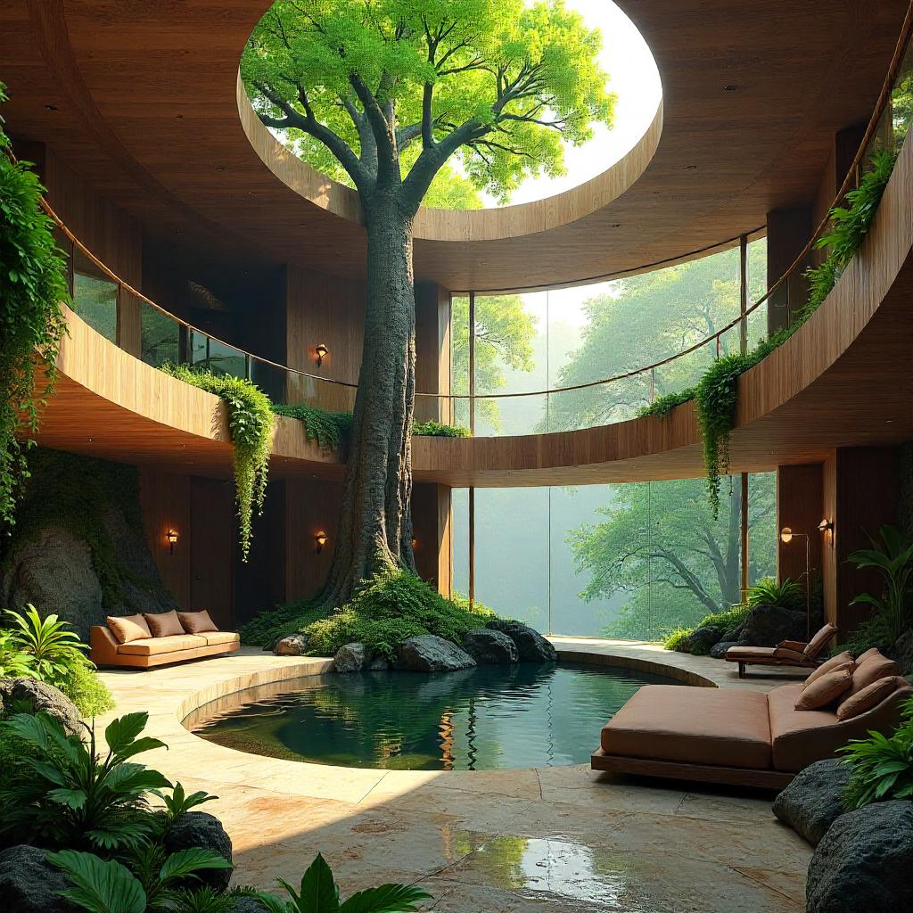 Forest Inside a Villa - Concept Art Interior