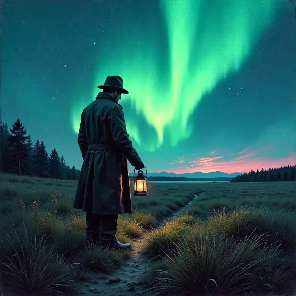 Aurora Field Noir: The Detective in Oil