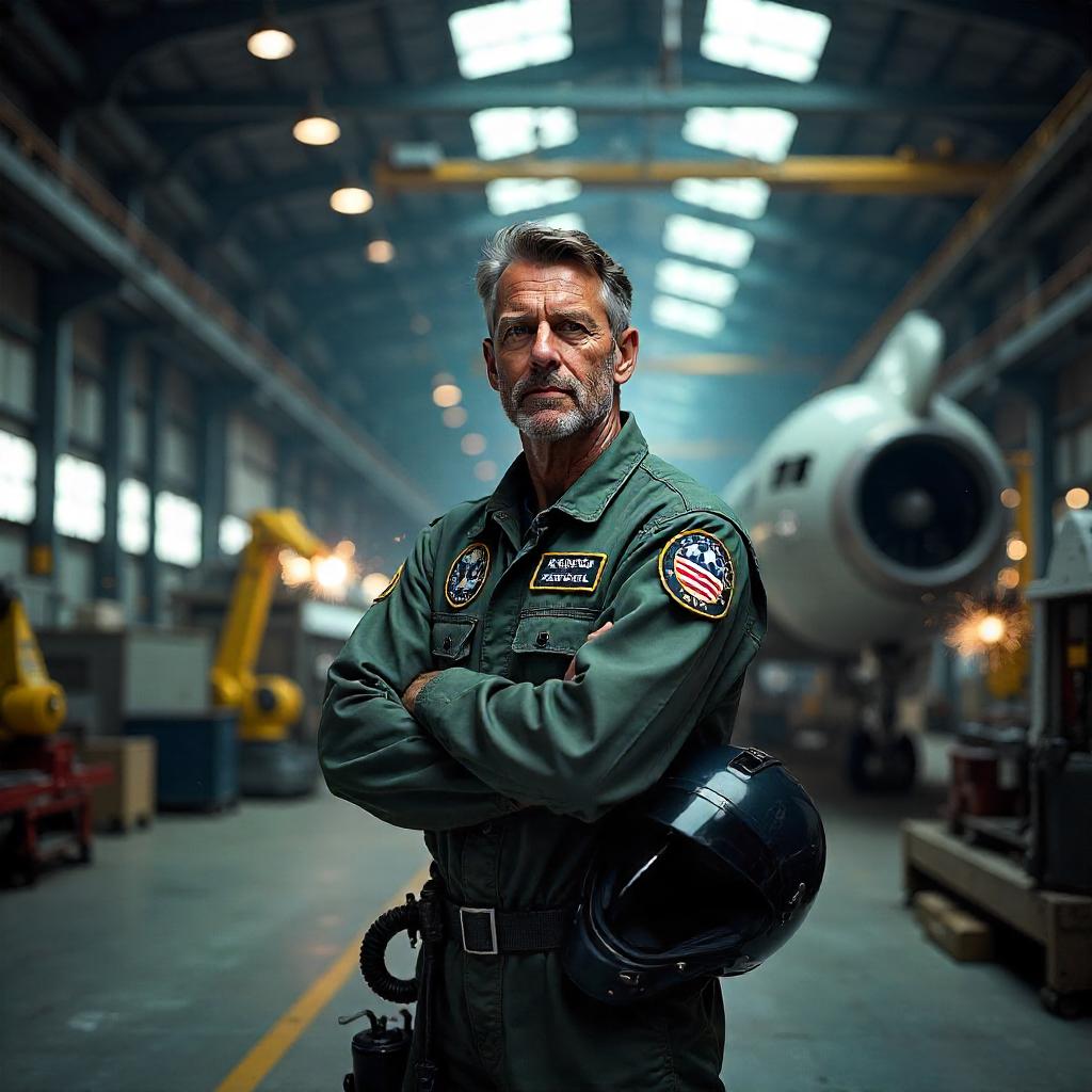 Photorealistic Pilot in an Industrial Factory Setting