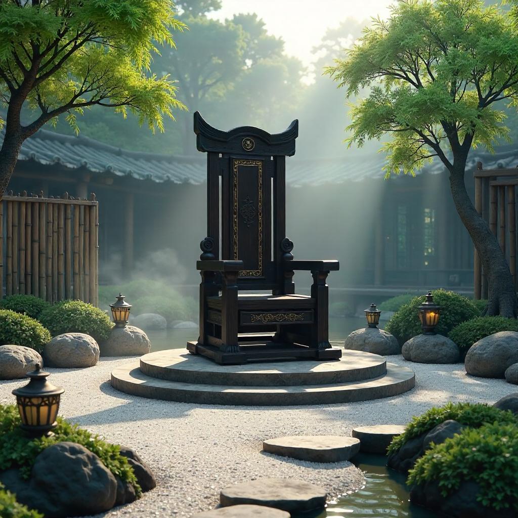Throne in a Zen Garden: Concept Art